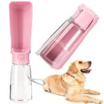 Dog Water Bottle,19OZ Large Capacity Foldable Pet Water Bottle for Dogs and Cats,Leak Proof Dog Water Dispenser,Portable…