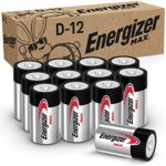 Energizer MAX D Batteries, Premium Alkaline D Cell Batteries (12 Battery Count)