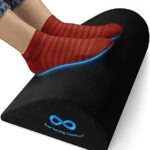 Everlasting Comfort Office Foot Rest for Under Desk – Ergonomic Memory Foam Foot Stool Pillow for Work, Gaming, Computer…