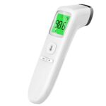 Forehead Thermometer, Non Touch Baby and Adults Thermometer with Fever Alarm, LCD Display and Memory Function, Ideal for…