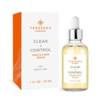 Terasana Clinical Clear + Control Healthy Skin Face Serum | All-Natural, Vegan, Cruelty-Free Spot Treatment for Clear…