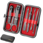 Manicure Set Personal care – Nail Clipper Kit Luxury Manicure 8 In 1 Professional Pedicure Set Grooming kit Gift for Men…