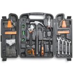 VonHaus 53pc Household Tool Set/Box/Kit for DIY – Includes Precision Screwdrivers, Claw Hammer, Pliers, Hex Keys, 20…